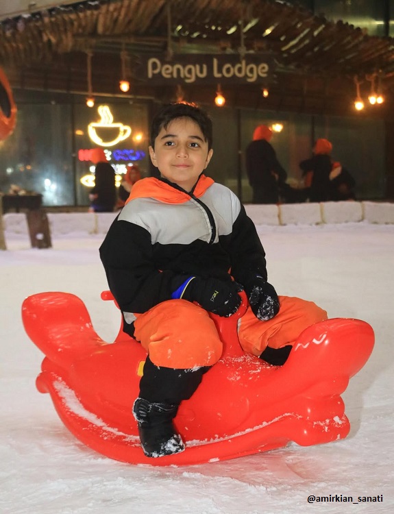 پارک برفی کیش پنگوئن