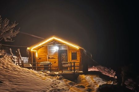کلبه چوبی بر فراز ابرها در اولسبلنگاه - خریدول