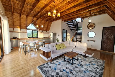 ویلا جنگلی با جکوزی و ویو کوه در اربه کله - ط۲