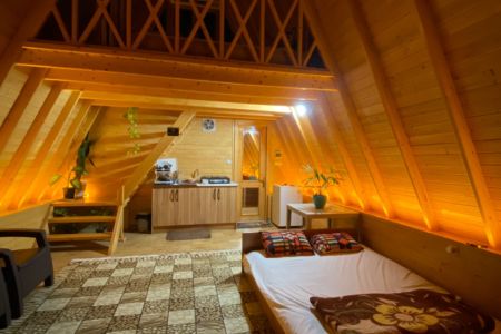 اجاره کلبه چوبی جکوزی دار در سوادکوه - اطلس ۱