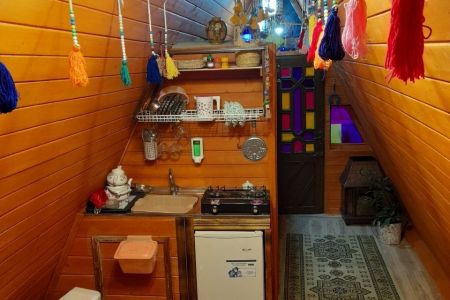 کلبه سوئیسی جکوزی دار در نوشهر - کنیچ