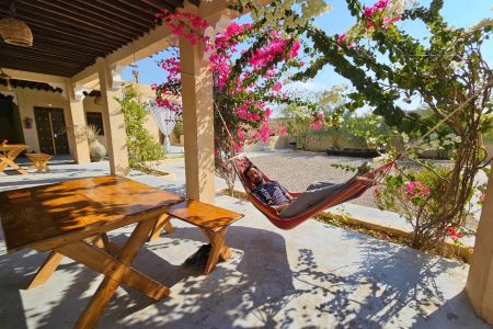 بوم گردی در قشم - هفت رنگو - جهاز و سکان