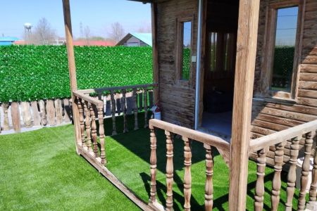 کلبه چوبی در شهریار - باباسلمان