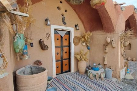 بوم گردی در انارک نائین - اتاق چهار نفره