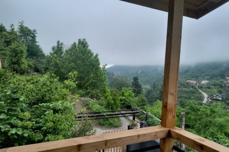 کلبه جنگلی تراس دار در رامسر  - جاده جواهرده