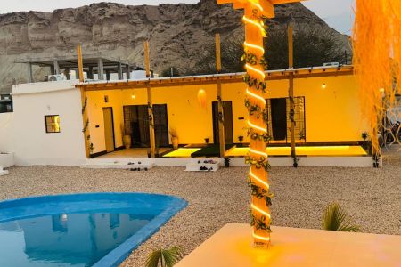 ویلا استخردار با معماری بومی در سهیلی قشم