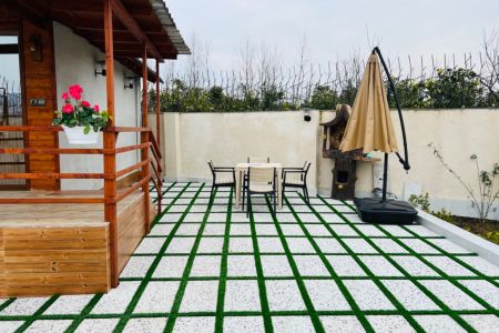 کلبه چوبی جکوزی دار در بابلکنار - گونه کلا