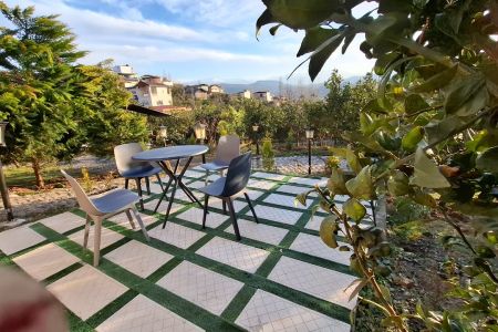 کلبه چوبی جکوزی دار در بابلکنار