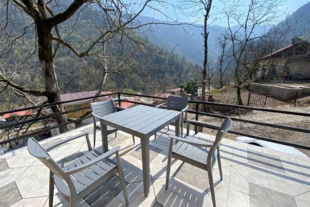 کلبه چوبی دوبلکس با جکوزی در ماسال