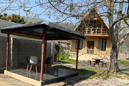 اجاره کلبه چوبی جکوزی دار در شاندرمن - دران