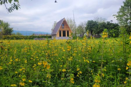 کلبه سوئیسی جکوزی دار در شاندرمن - پیرسرا