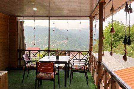 کلبه چوبی دوبلکس در سوادکوه - دهکلان