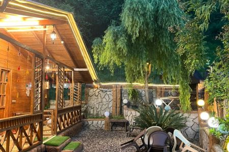 کلبه چوبی دوبلکس در سوادکوه - دهکلان