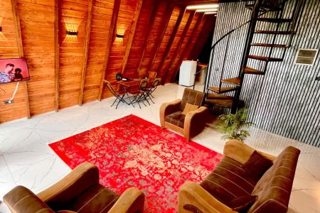 کلبه سوئیسی با وان جکوزی در رامسر
