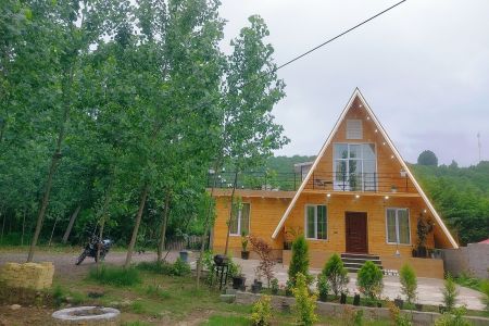 اجاره کلبه سوئیسی تراس دار در شاندرمن - دران