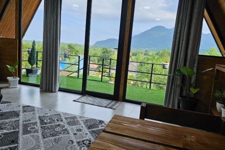 کلبه سوئیسی جکوزی دار در ماسال - آهکلان