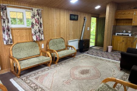 کلبه چوبی دو طبقه در سیاهدول ماسال