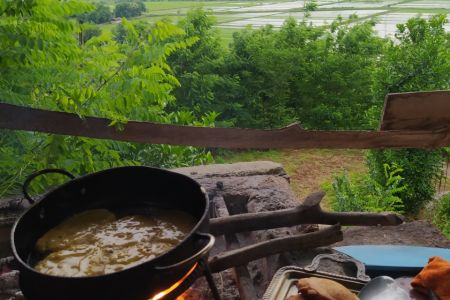 خانه روستایی ایوان دار در سراوان - کوکنه