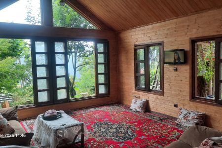 خانه چوبی با کلبه درختی در زیرآب - سرخکلاتپه