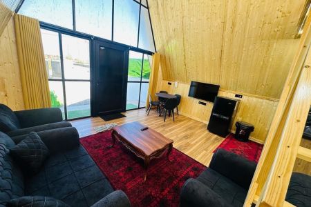 کلبه سوئیسی جکوزی دار در سرخرود - درویش آباد
