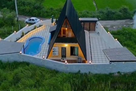 کلبه سوئیسی استخردار در رشت - تخسم
