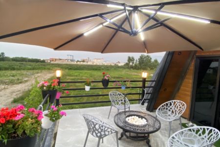 کلبه سوئیسی استخردار در چالوس - اکبر آباد