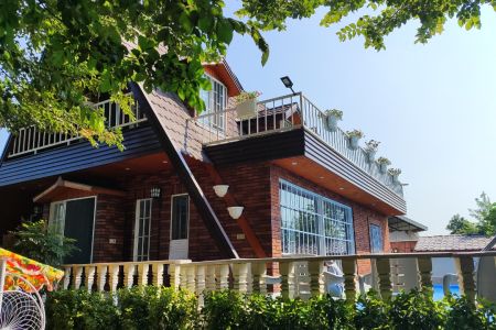 ویلای استخردار کنار شالیزار در فومن - خلیل سرا
