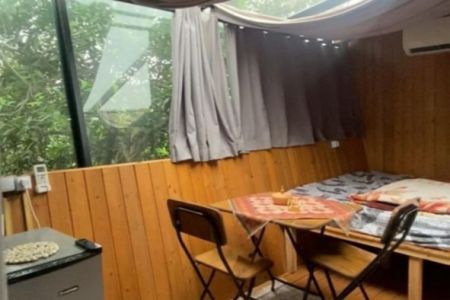 کلبه چوبی با سقف شیشه ایی در سوادکوه - اطلس ۳
