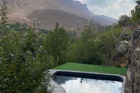 ویلا با چشم انداز زیبا و جکوزی در فشم - لالان