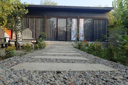 اجارویلا با نمای شیشه ایی در ماسال - پیرسرا