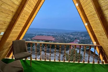 کلبه چوبی جکوزی دار در بابلکنار - کاردرکلا