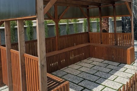 Swiss Cabin with Pool in Shiroud - Lazarban