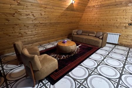 کلبه سوئیسی جکوزی دار در رشت -لاکان شهر- یکخوابه
