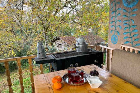 کلبه با ویو سد مجیران و جنگل دالخانی
