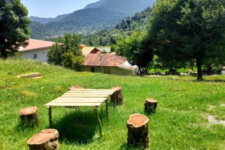 اجاره کلبه چوبی در طاسکوه - نزدیک سد آبی