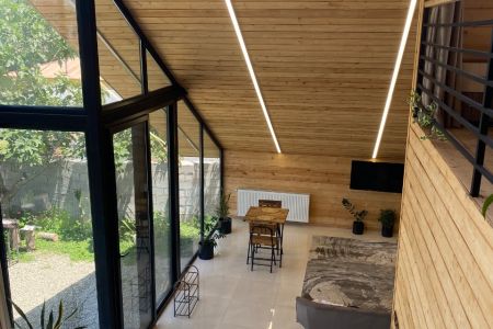 اجاره کلبه با نمای شیشه ای در شاندرمن - معاف
