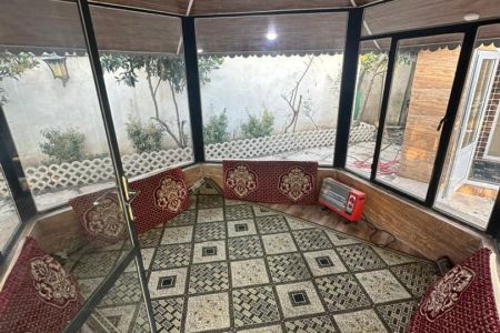 کلبه با استخر و آلاچیق در خمام - گورابجیرصحرا