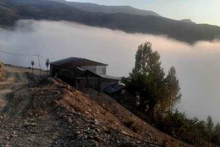 کلبه تراس دار در جاده چلاو فیلبند - سه خوابه