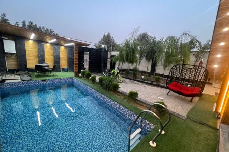 ویلا با نمای سوئیسی در چهارباغ - قاسم آباد گرجی