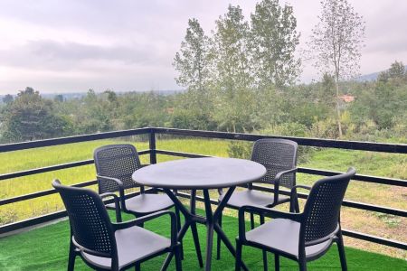اجاره کلبه با نمای شیشه ای در شاندرمن - معاف