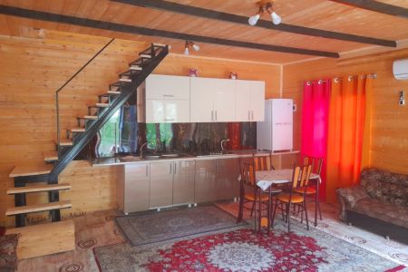 کلبه چوبی دوبلکس تراس دار نیلاش شاندرمن