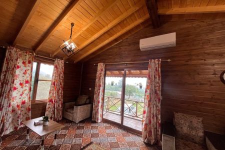 کلبه چوبی کنار باغ پرتقال در اربکله - سرلیماک