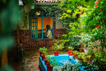 خانه سنتی حیاط دار در رشت - لاکانی