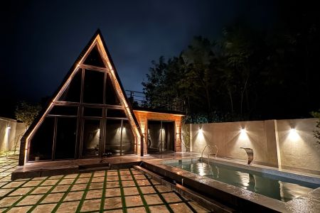 کلبه سوئیسی استخردار در بندرانزلی - سنگاچین