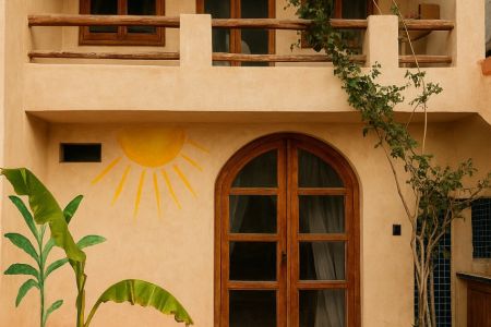 خانه با معماری بومی در جزیره هرمز - همکف