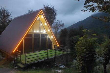 کلبه سوئیسی جنگلی در ماسال - تبرسرا