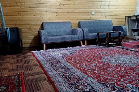 کلبه چوبی در جاده اسالم به خلخال - گیجاو