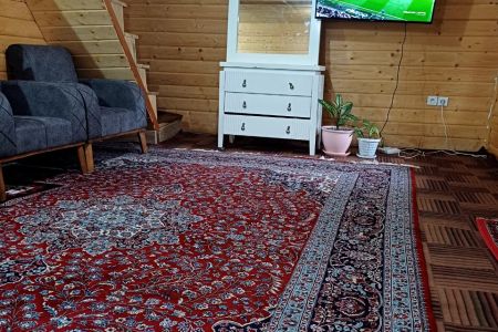 کلبه چوبی در جاده اسالم به خلخال - گیجاو