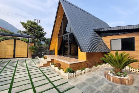 کلبه سوئیسی با وان جکوزی در رامسر - توبن