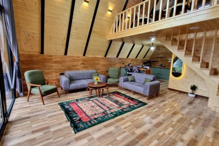 کلبه سوئیسی با وان جکوزی در رامسر - توبن